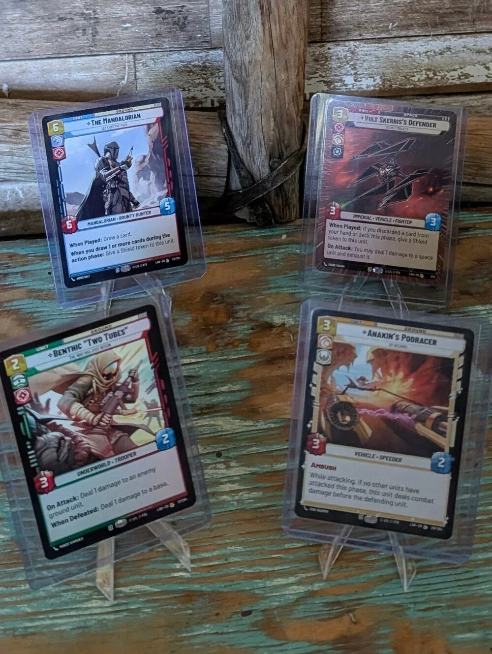 Star Wars Unlimited A Lawless Time 4 Card Bundle